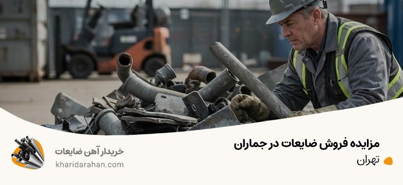 خریدار ضایعات آهن در جماران - ضایعاتی جماران (09231902990) مزایده فروش ضایعات در جماران تهران