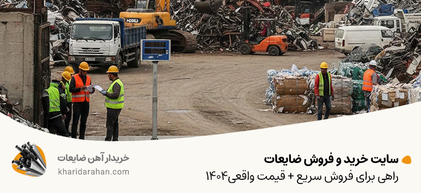 سایت خرید و فروش ضایعات؛راهی برای فروش سریع + قیمت واقعی1404