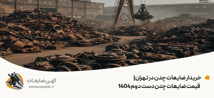 خریدار ضایعات چدن در تهران | 💰قیمت ضایعات چدن دست دوم 1404