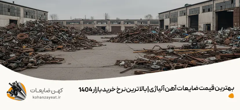بهترین قیمت ضایعات آهن آلیاژی | بالاترین نرخ خرید بازار 1404