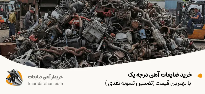 خرید ضایعات آهن درجه یک با بهترین قیمت (تضمین تسویه نقدی )